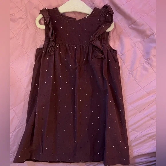 brown dress women amazon Popelin Ochre Coloured Corduroy Midi Dress  Ladida